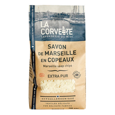 LA CORVETTE 法釩馬賽莊園 經典植物油馬賽皂絲 Marseille soap chips 低過敏, 750g, 1包