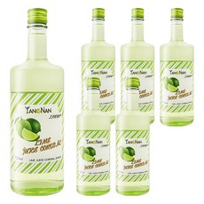 YANGNAN 仰南 萊姆風味糖漿 750ml 台灣產, 6瓶