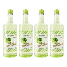 YANGNAN 仰南 萊姆風味糖漿 750ml 台灣產, 4瓶