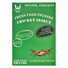 WEIYITER 維益特 台灣公司貨 爬蟲專用 蟋蟀鮮食包, 60g, 1盒