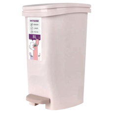 HOUSE 好室喵 緩架踏式垃圾桶, 顏色隨機, 1個
