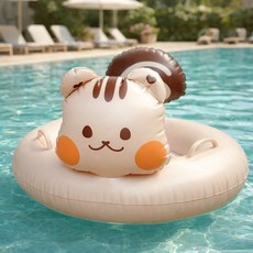 aguard Dotrami 嬰兒學步車泳圈, 米色, 1個