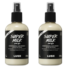 러쉬 수퍼 밀크 컨디셔닝 헤어 프라이머, 250g, 2개