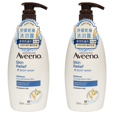 Aveeno 燕麥高效舒緩沐浴露, 532ml, 2瓶