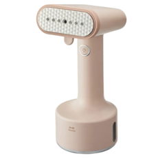 BRUnO 手持蒸氣熨斗，快速預熱，130ml大水箱，7蒸氣孔，兩種模式，輕巧便攜, BOE076, 豆沙粉