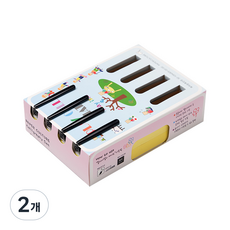 종이문화 플레이캘리 메이트 엽서 7 후레쉬옐로우 100p, A6, 2개