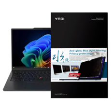 YADI 亞第 16 : 10 水之鏡保護貼 增豔降反射 Lenovo ThinkPad X1 Carbon Gen 13適用 PF4AR-W140, 透明色, 1片
