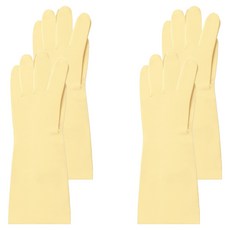 브릭글로 안찢어지는 니트릴 고무장갑, 버터옐로우, 중(M), 2세트