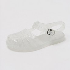 ChakanShoes 女童用Pinpo橡膠果凍亮片涼鞋 SDRBR2h533