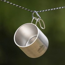 IDOOGEN 不鏽鋼Cavissten便攜式露營馬克杯 300ml, 1個, 混合顏色