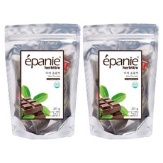 epanie 瑪黛巧克力焙茶三角茶包, 1.5g, 20包, 2袋