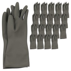GLOVES SENSE 乳膠橡膠手套, 北歐灰, 大(L), 20個