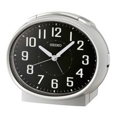 Seiko 精工 QHK059A 鬧鐘, 黑色 + 白色
