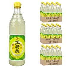 KONG YEN 工研 白醋, 12瓶, 300ml, 36瓶