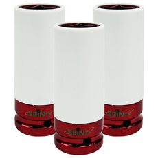 세인티에프 1/2인치 롱 너트 소켓 커버형 휠 복스알 21mm, 3개