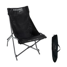 Idouzen 現代黑椅野營椅, 黑色, 1個