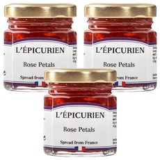 레피큐리앙 장미꽃잎 잼, 3개, 50g