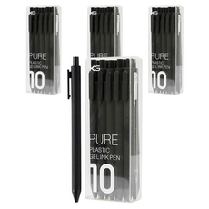 KaCO Pure Soft 中性筆 0.5mm, 黑色, 40個