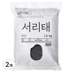 바른곡물 국산 서리태, 1.6kg, 2개
