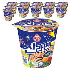 오뚜기 진라면 순한맛 소컵 65g, 12개