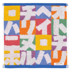 SOU SOU 經典原創今治純棉小方巾，日本丸真 100%純棉 約25x25公分, 日文遊戲, 1條