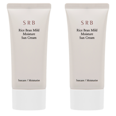 SRB 米糠溫和保濕防曬霜, 2條, 50ml