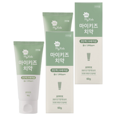 GREEN FINGER 綠手指 My Kids 3階段兒童牙膏 含氟1000ppm 藍莓香, 2個, 60g