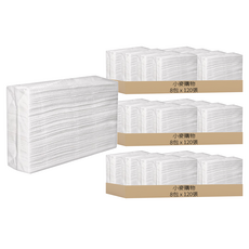 小麥購物 抽取式擦手紙 補充包 B020 184g, 1入, 24包