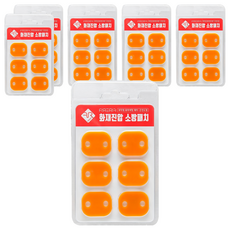 Firerif 滅火貼片 插座型, 黃色, 6個