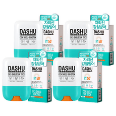 다슈 솔루션 시카 쉴드 선스틱 SPF50+ PA++++, 19g, 4개