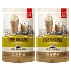CAROMAN 五穀拿鐵沖泡粉, 500g, 1入, 2個