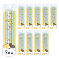 pinkfoot 1000喵喵鉛筆 B 4種*10個組, 3套, 混色