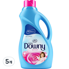 다우니 미국산 울트라 섬유유연제 에이프릴 프레쉬 본품, 1.53L, 5개