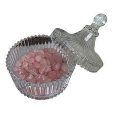 宮廷風菱紋消磁碗 Set 礦物材質, 透明色, 直徑10.5 x 12.5cm