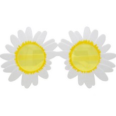 Mood Point 可愛生日派對太陽眼鏡 FREE, 白黃色, 1個