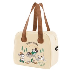 Disney 迪士尼 慢活米奇輕巧手提保溫袋 DSMCH3006TE, 茶色, 1個