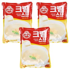 OTTOGI 不倒翁 奶油濃湯調理包, 1kg, 3包