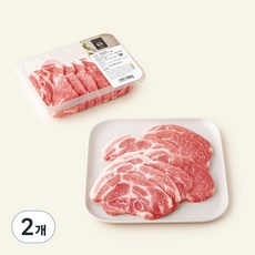 도드람 THE짙은 목심 구이용 (냉장), 600g, 2개