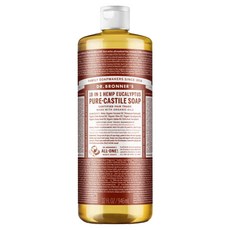 Dr.Bronner's 布朗博士 淨化潔膚露 尤加利, 946ml, 1瓶