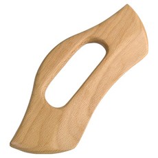 모나코올리브 시원한 안마 대형 원목 괄사, 1개, 우드