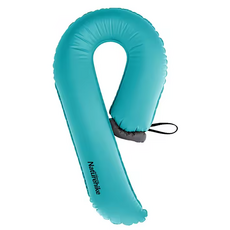 Naturehike 挪客 多功能加長U型充氣枕 20ZT 跨境定制款, 孔雀藍