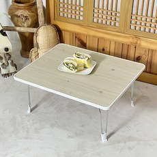 한일 국내 제조 접이식 테이블 + 교체용 상다리 세트, 화이트오크