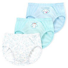 PremierFam 女童款大耳狗閃亮內褲 3件組