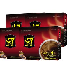 G7 即溶黑咖啡, 2g, 15包, 4盒