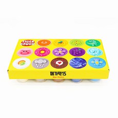 TIGER DOUGH 嬰兒用黏土 15 色套組, 混色, 1.275kg