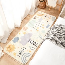 韓風插圖加厚仿羊絨地毯