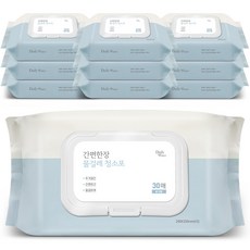 日用水濕拖把清潔布大帽型30片, 10個