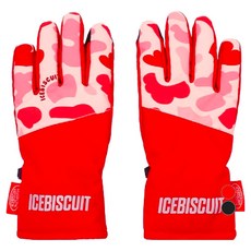 ICEBISCUIT IB 迷彩拼色滑雪手套 IB34AA507