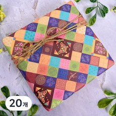 Good given 傳統雙面萊妮紙包裝紙, 20個, 韓式拼布