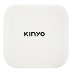 Kinyo 5V2.4A 雙孔USB充電器, 白色, 1個